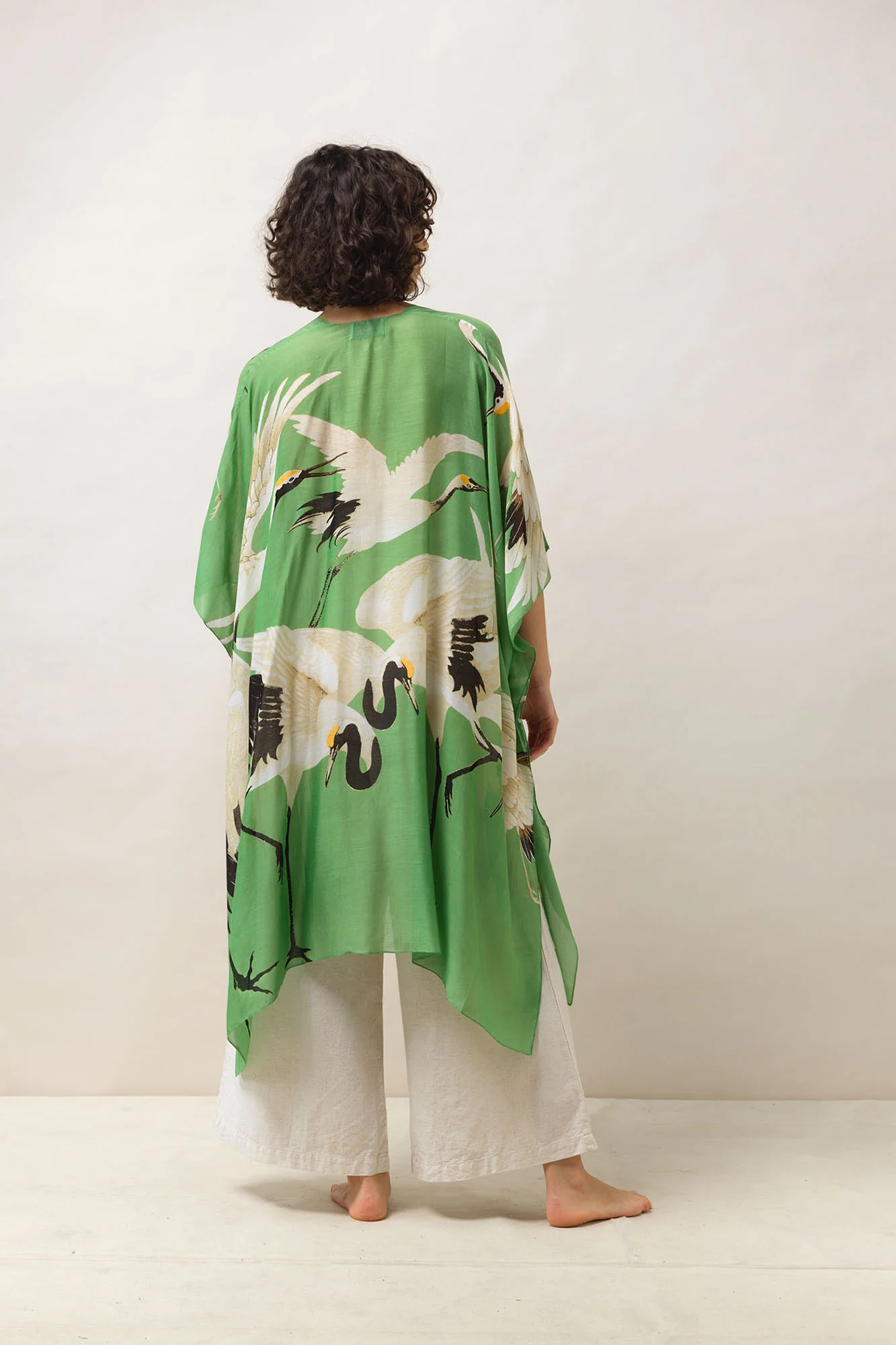 Stork Pea Green Throwover - Image 4